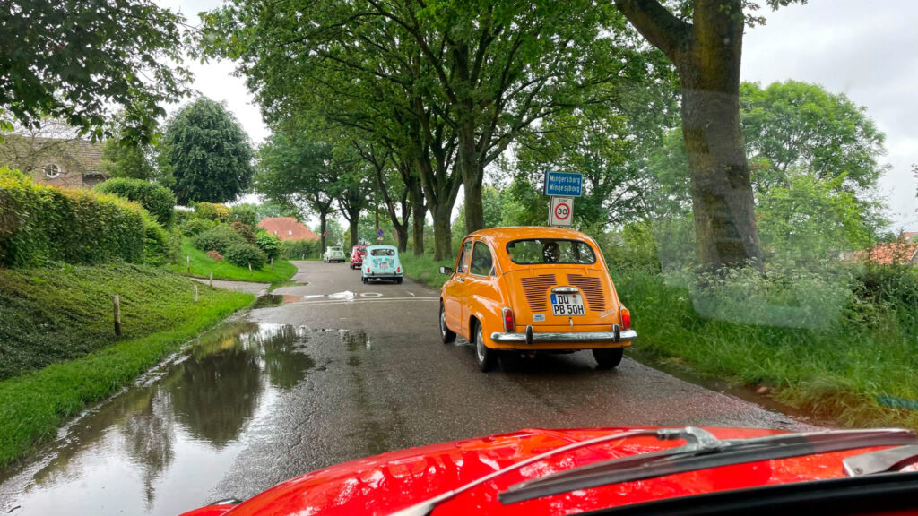 Der Samstag begann feuchtfröhlich, aber das hält uns nicht zurück!